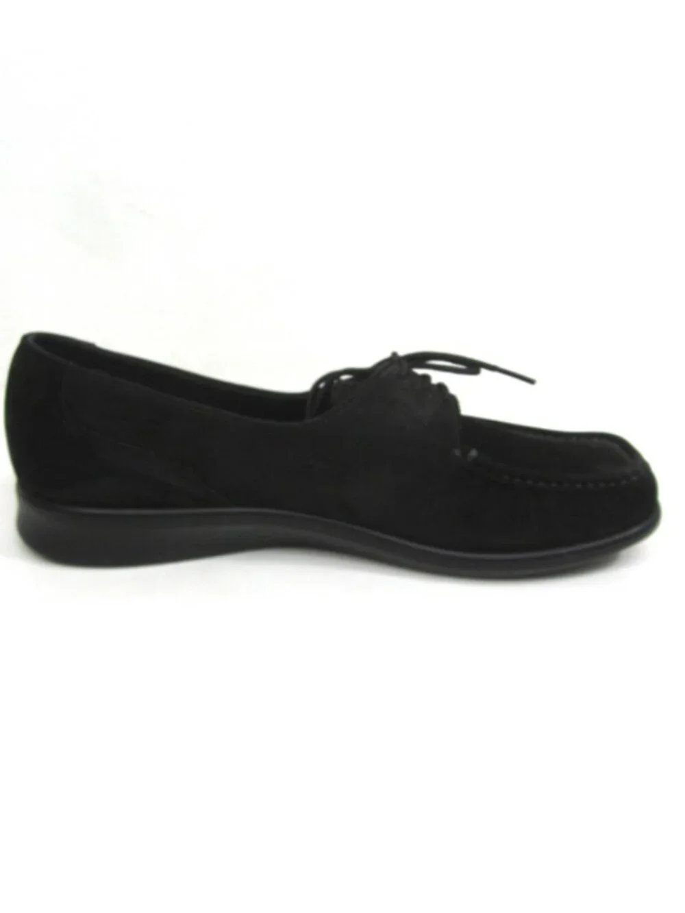SAS Size 10.5 M Medium 10.5M Petra Charcoal Black Lace Up Nubuck Oxford Loafer